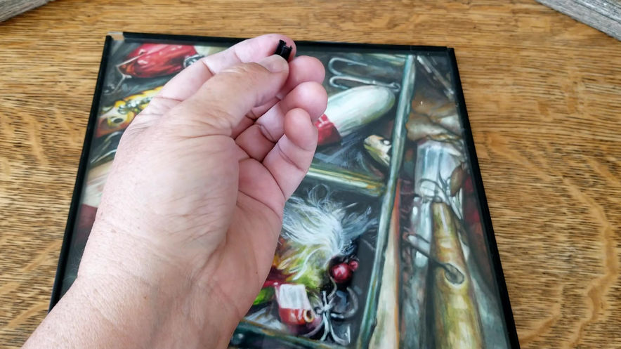 How to frame without a mat